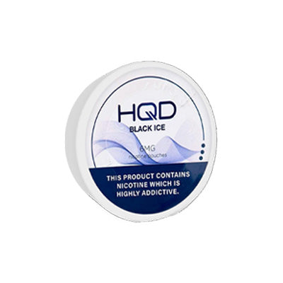 HQD Nicotine Pouches - Black ice  6MG